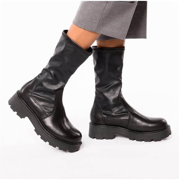 Vagabond Platform Leather Boots - Picture 6 of 6